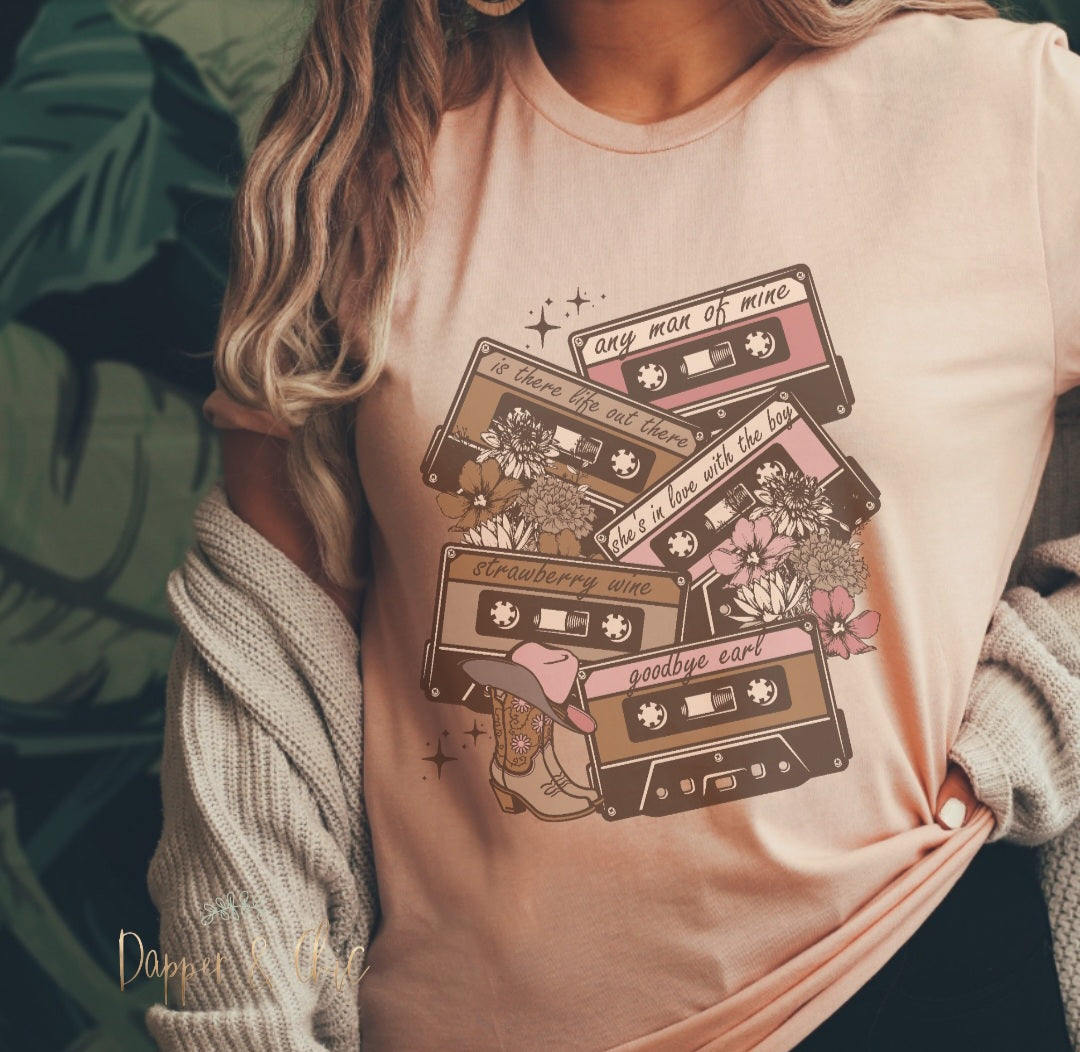 90 s Country Cassette Dapper Chic Boutique