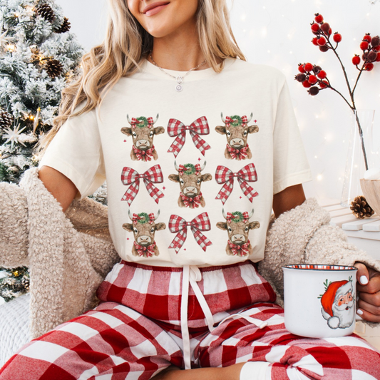 Christmas Cows Tee