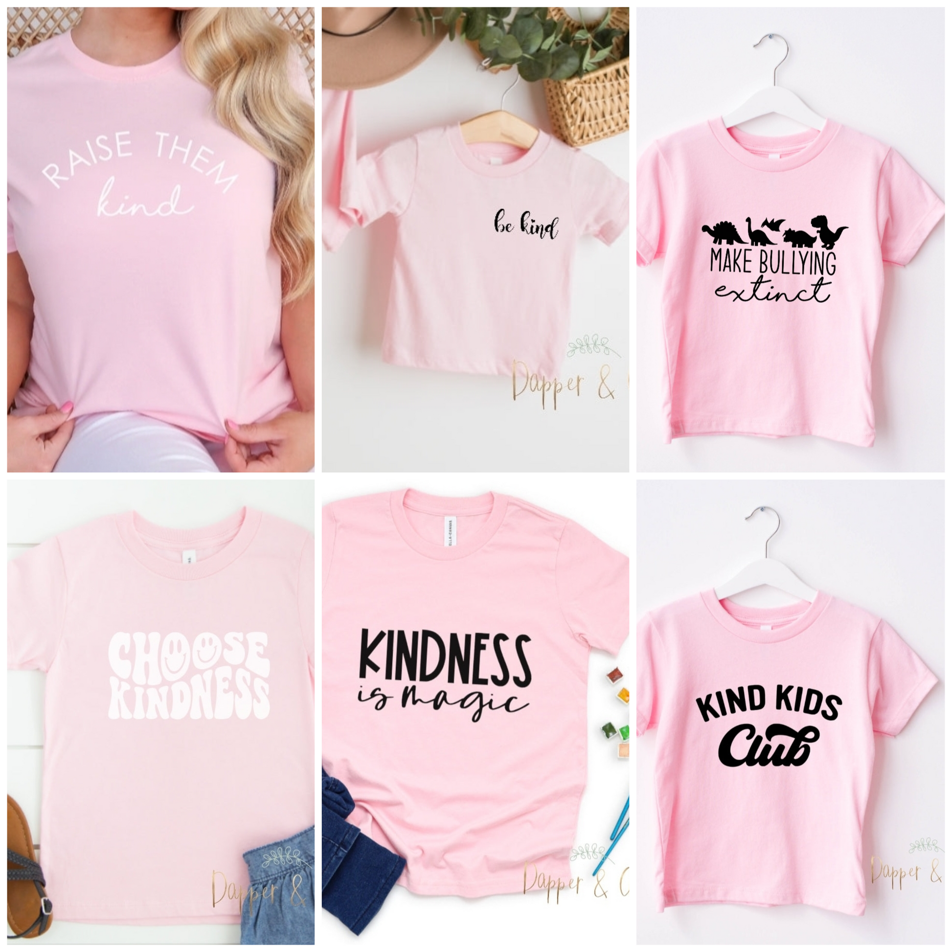 Pink Shirt Day- Kids Tees – Dapper & Chic Boutique