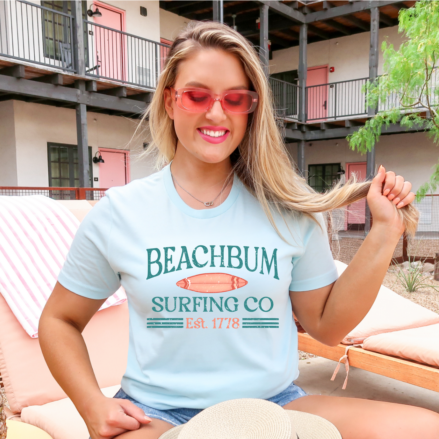 Beach Bum Surfing Co Tee