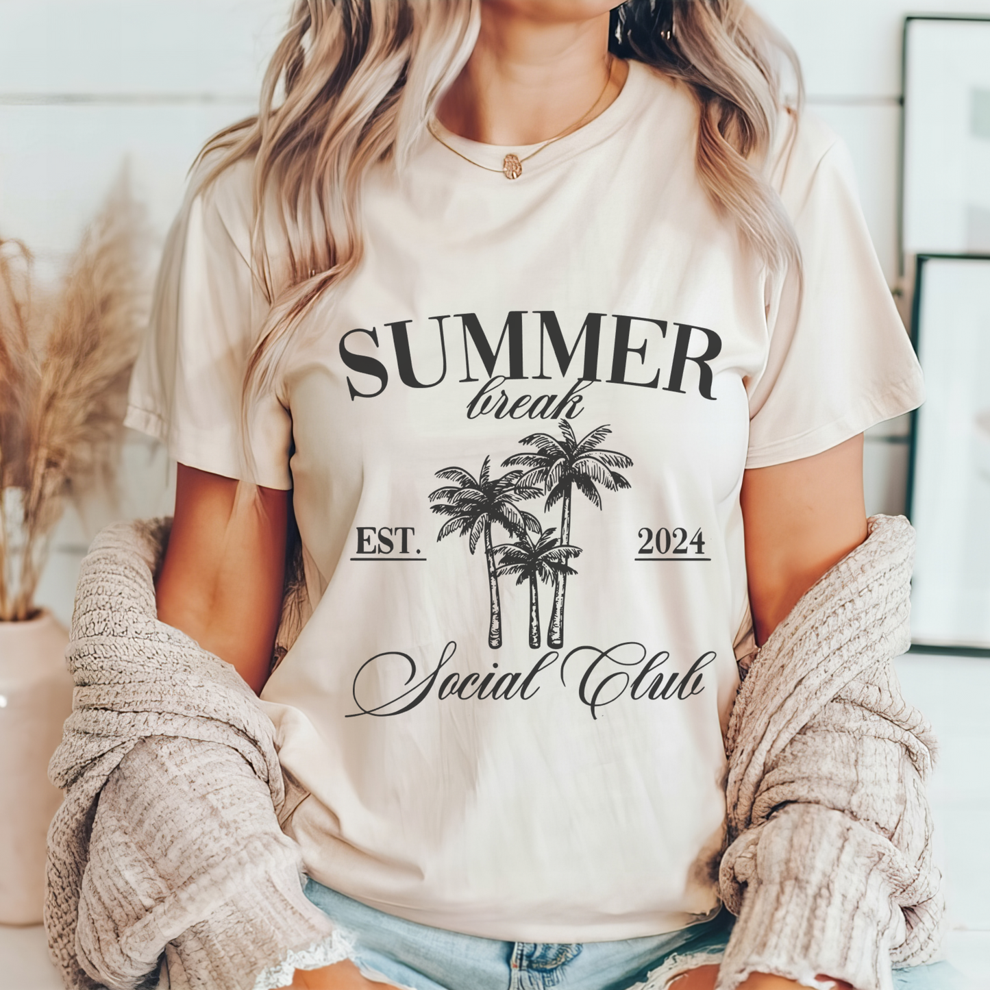 Summer Break Social Club Tee