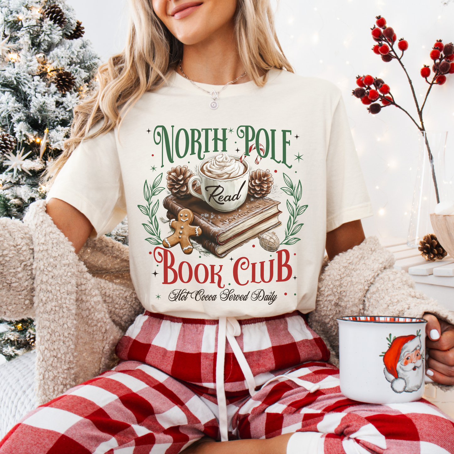 North Pole Book Club Tee