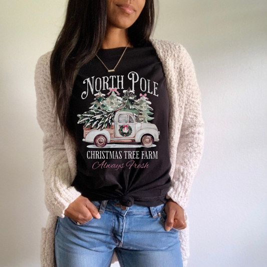 North Pole Xmas Tree Farm Tee