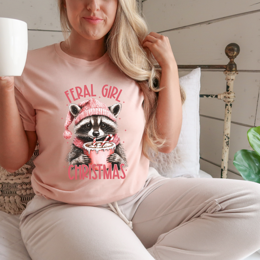 Feral Girl Christmas Tee