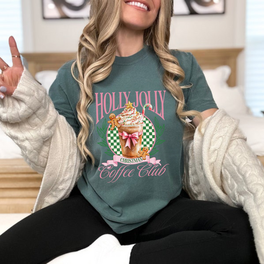 Holly Jolly Coffee Club Tee