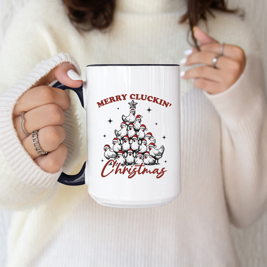 Merry Cluckin' Christmas Mug