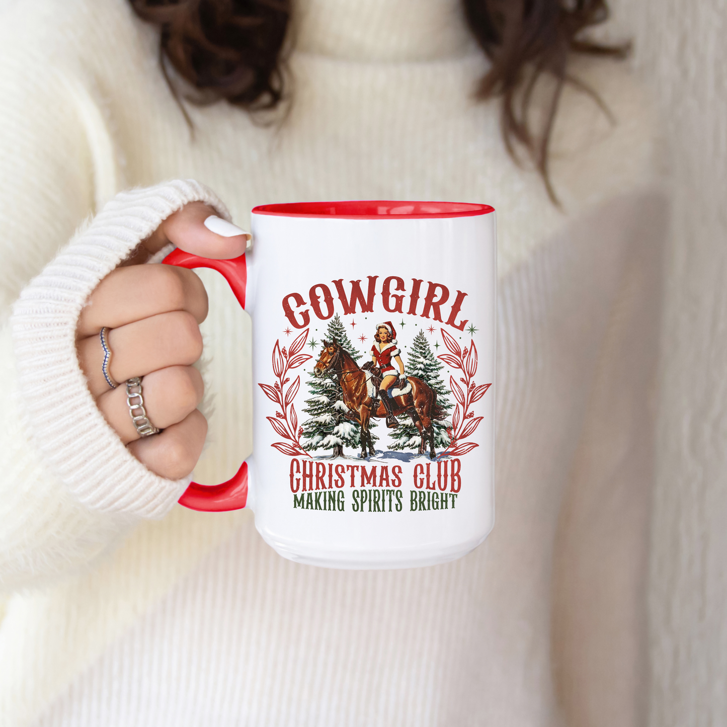 Cowgirl Christmas Club Mug