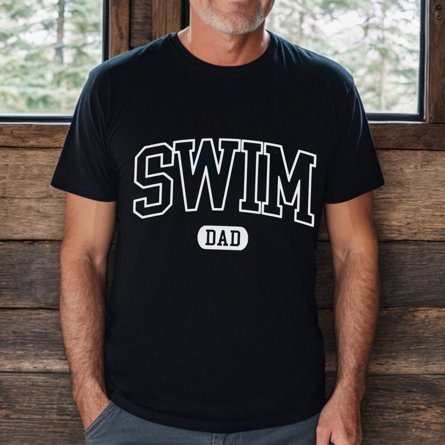 Swim Mom and Dad Tee