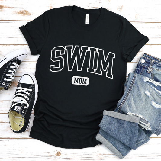 Swim Mom and Dad Tee