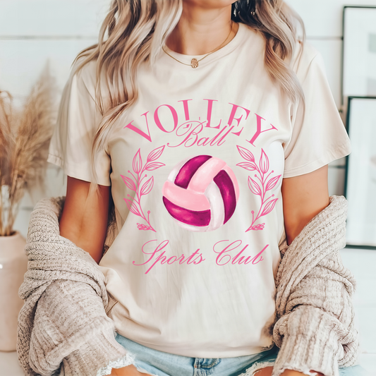 Volleyball Sports Club Tee