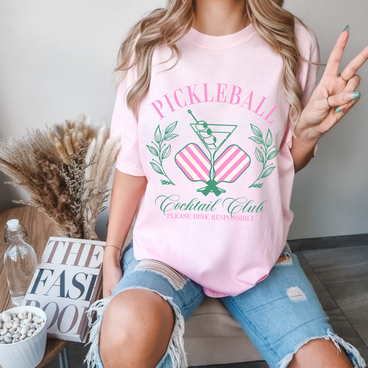 Pickleball Cocktail Club Tee