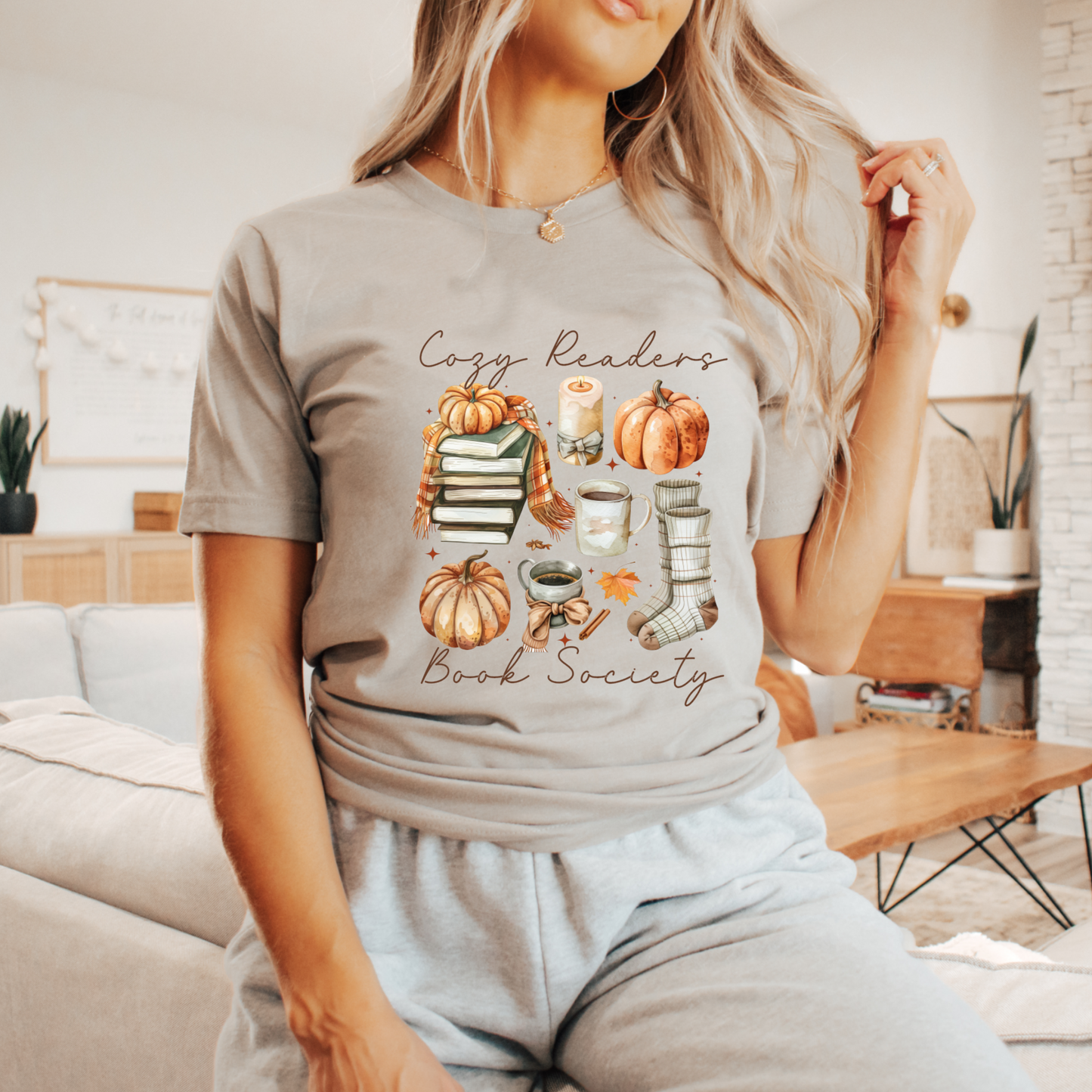 Cozy Readers Book Society Tee